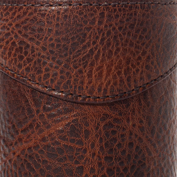 Campaign Leather Bottle Koozie: Whiskey