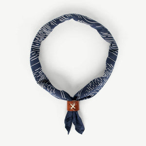 Sea Bandana - Navy and White