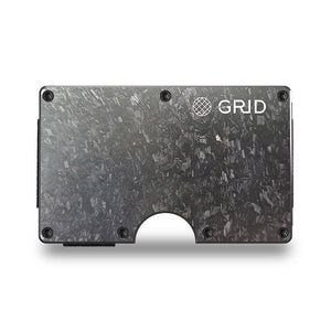 Grid Wallet - Forged Carbon Clip