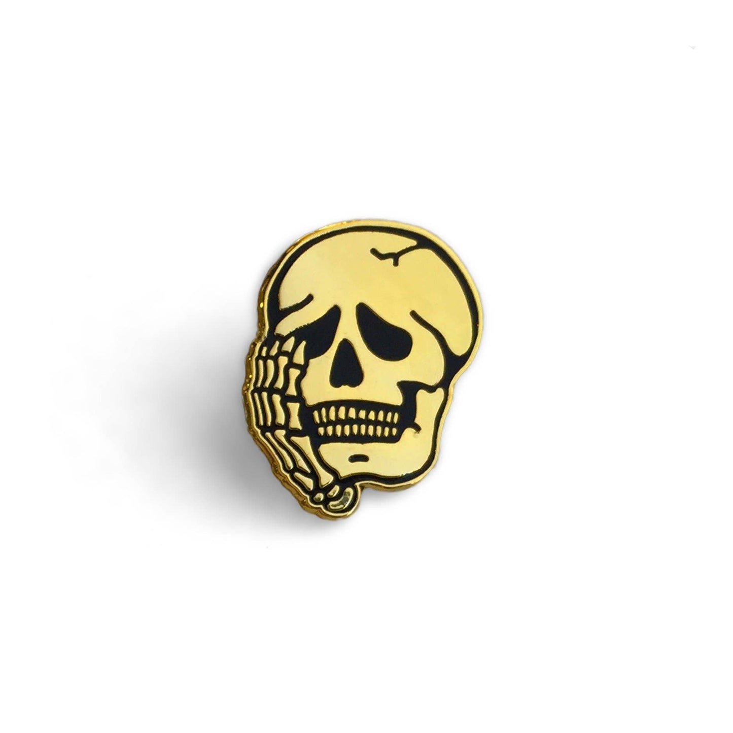 Worriers Anxiety Club Skull - Pin