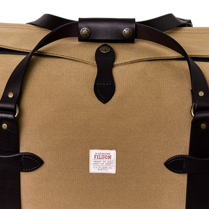 Medium Rugged Twill Duffle Bag - Tan
