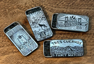 Fancy Matchbox w/25 Fancy Matches: Burn Your Bridges