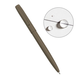 Rite in the Rain All-Weather Metal Clicker Pen, Dark Tan