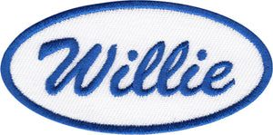 Patch - Mechanic Name Tag Willie Retro Style 1950s Cosplay