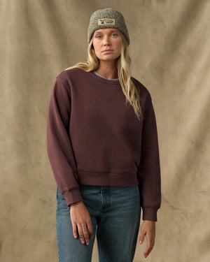 French Terry Crewneck - Eagle Brown