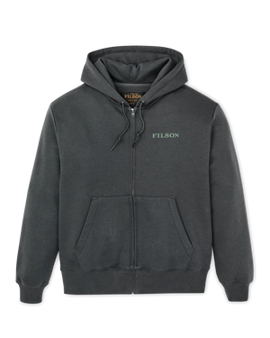 Filson Scenic Graphic Full Zip Hoodie - Faded Black