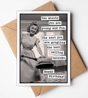 Vacuums... Birthday Card