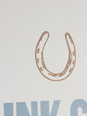 Bourbon & Horses Print