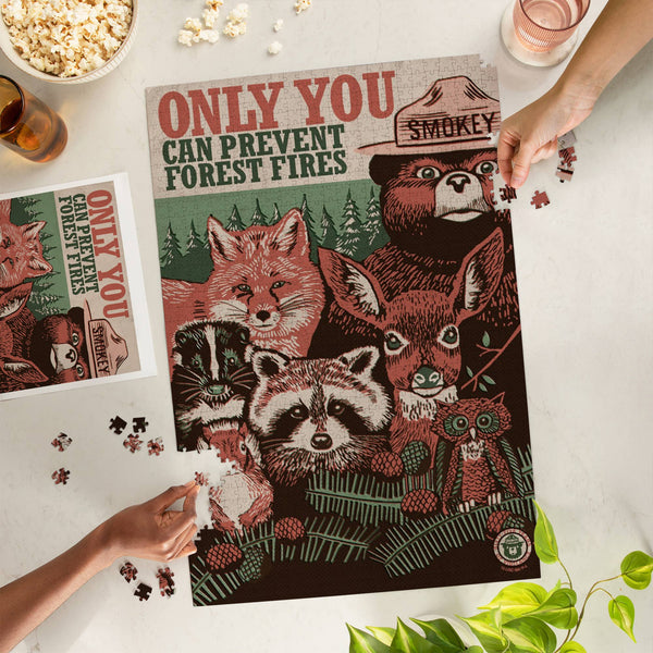 Only You Smokey Bear & Woodland Creatures Puzzle