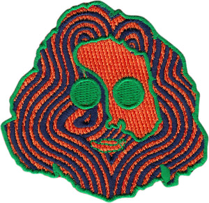Patch - Jerry Garcia - Trippy Head - 1960s Rock Music Band