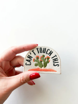 Can't Touch This Iron On Patch