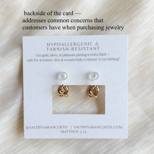 CRISS-CROSS HOOP EARRINGS