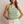 Striped Crochet Knit Tank - Green