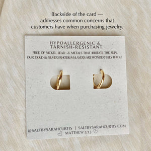 STAR & MOON HUGGIE HOOPS