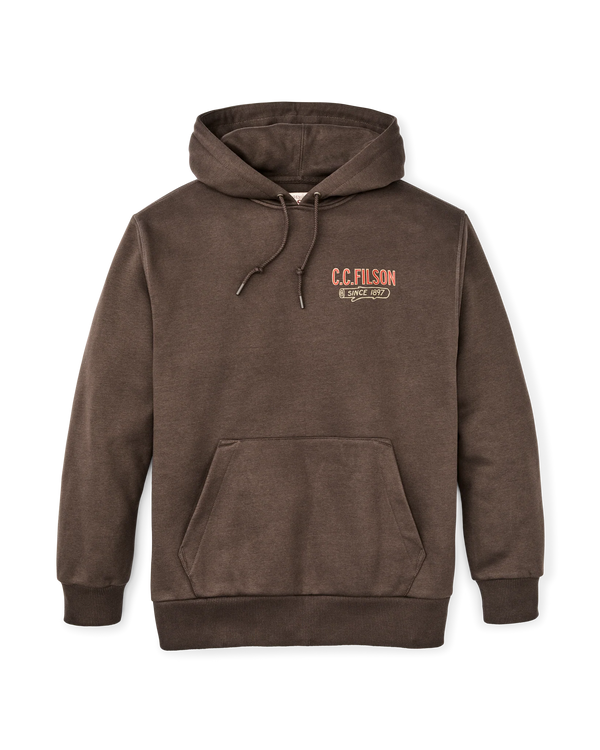 Prospector Graphic Hoodie - Dark Brown/Logging