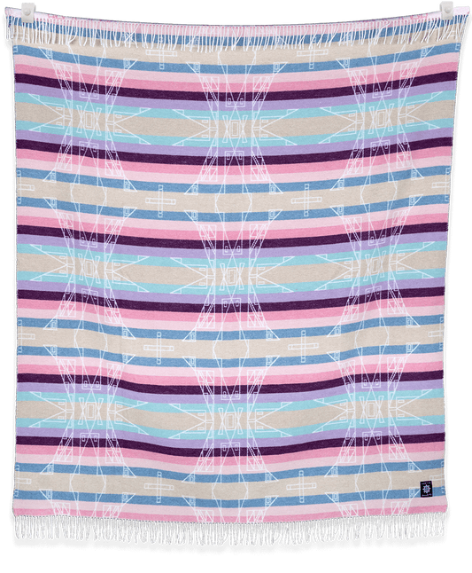 Hunaaneeká (Spring) Throw Blanket