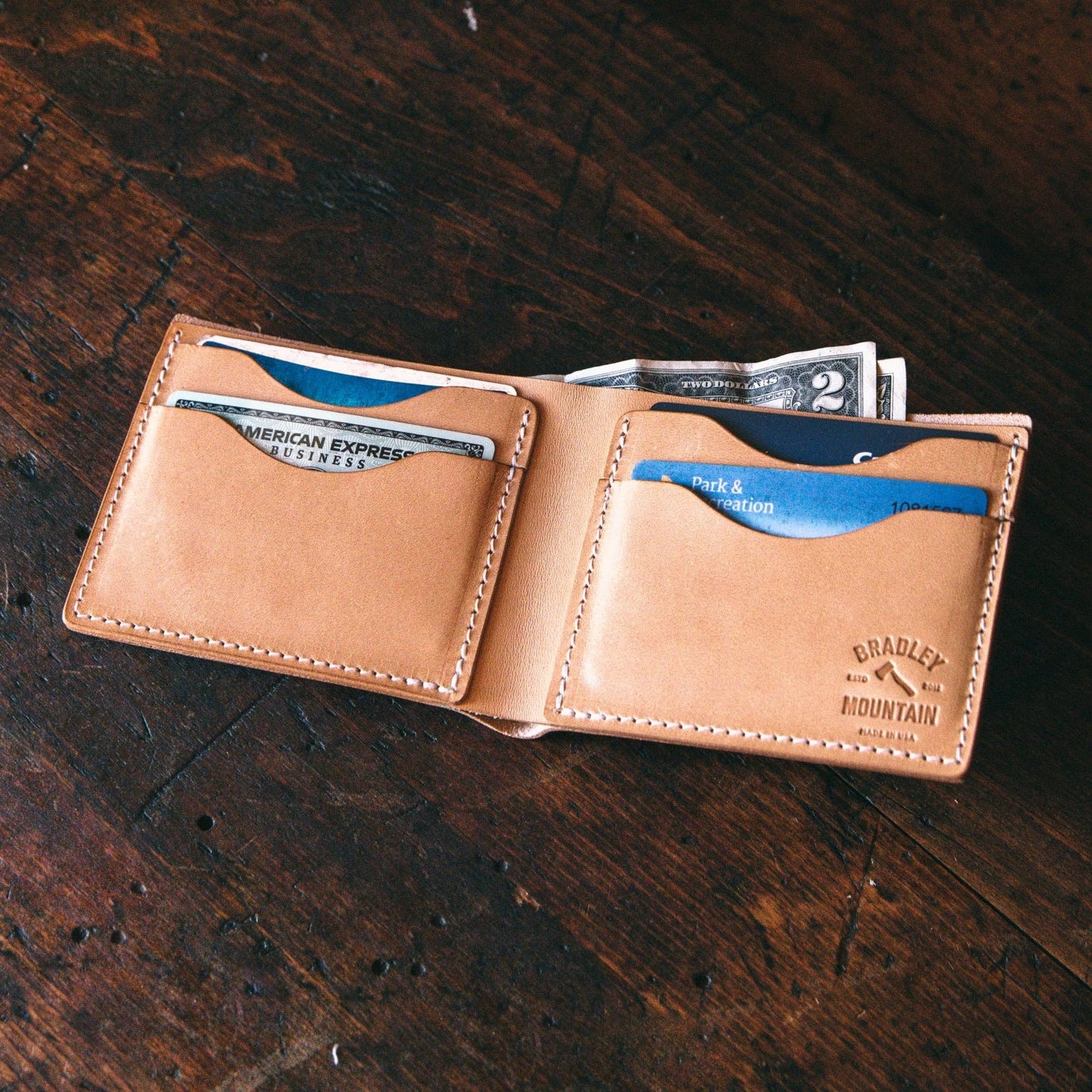 Adventure Billfold Wallet - Natural