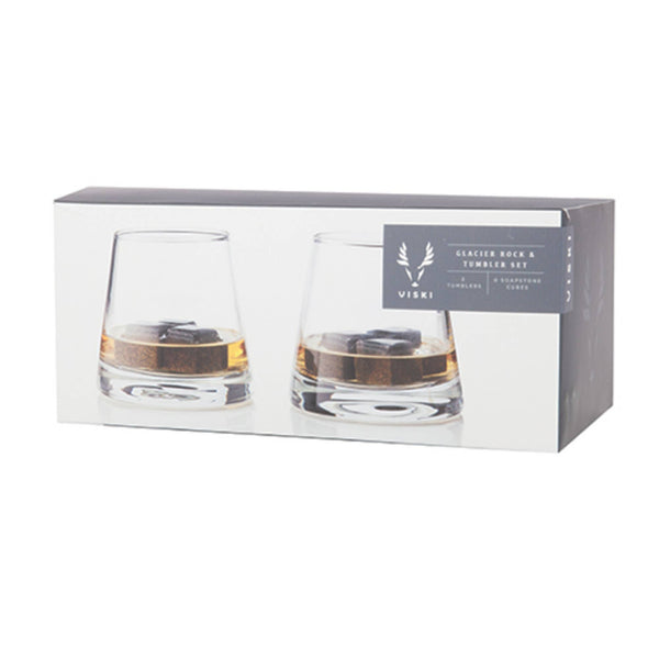 Glacier Rocks® Soapstone Cubes and Tumblers Set of 8