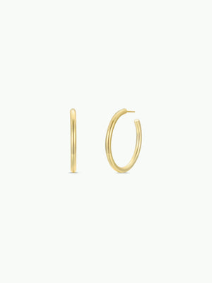 Everyday Gold Hoop Earrings - Large