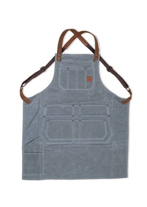 Canvas Shop Apron: Olive / O/S