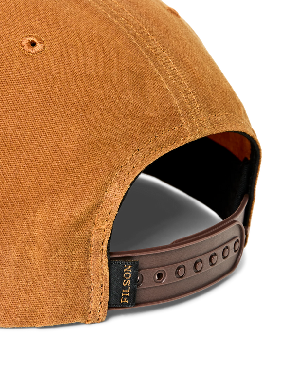 Waxed Trucker Cap- Gold Brown/Scenic