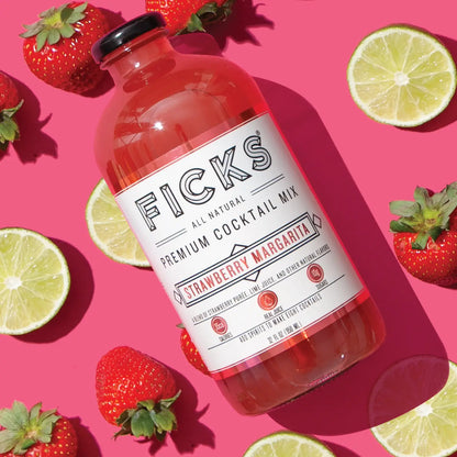 FICKS Premium Strawberry Margarita Cocktail Mix