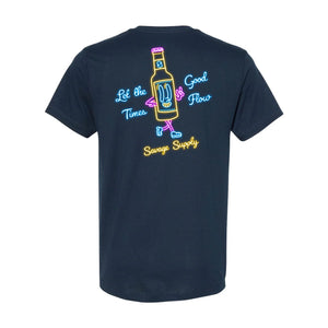 Good Times Flow Tee - Midnight Navy