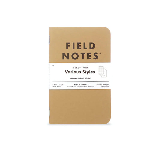 Field Notes Mixed 3 Pack