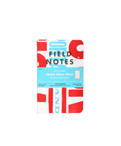 Field Notes Hatch Show Print  Memo Book