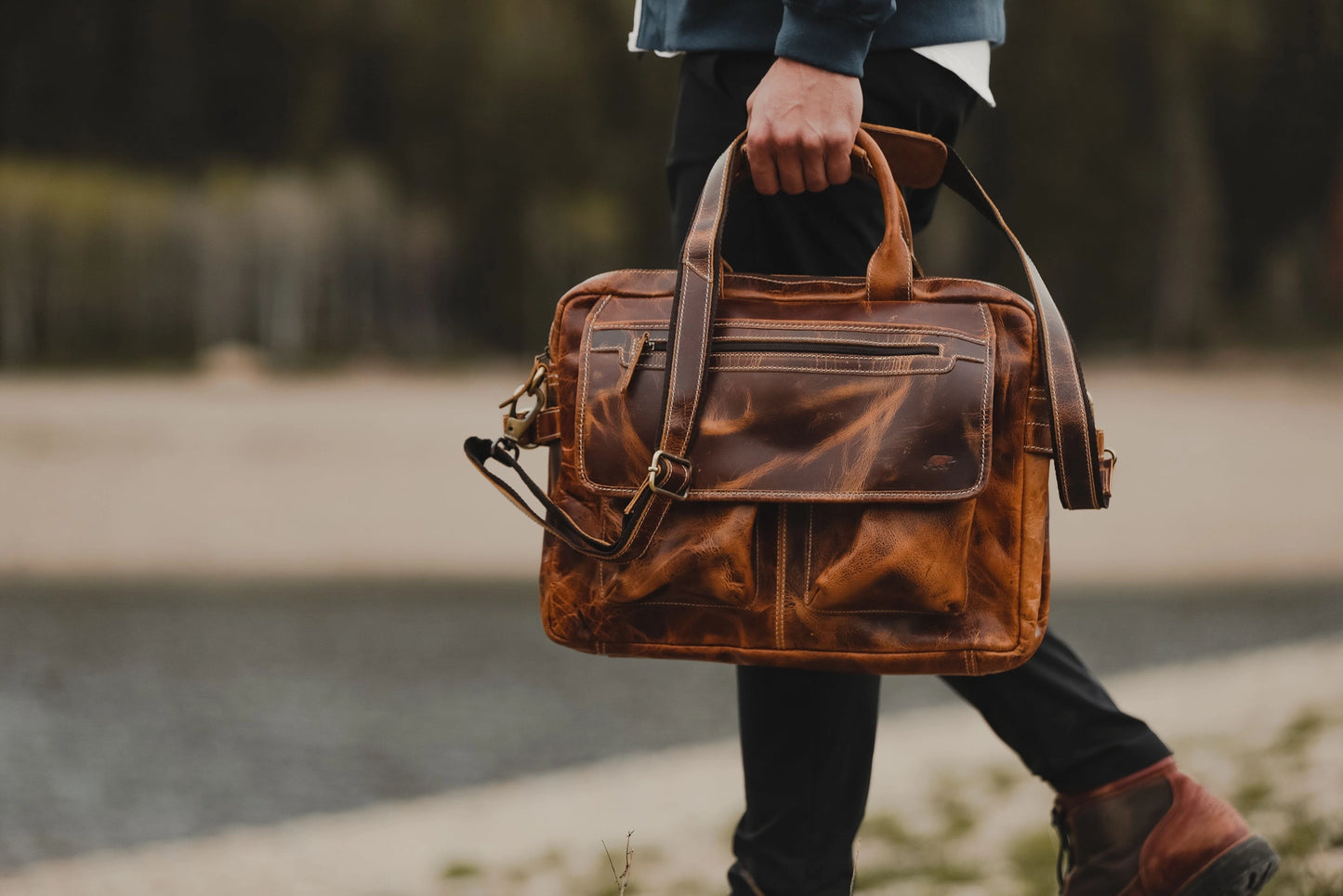 Leather Pilot Bag