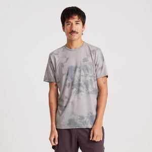 Mathis Pocket SS Active Tee - Ghost Grey