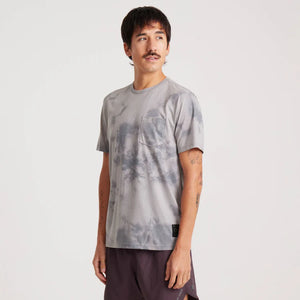 Mathis Pocket SS Active Tee - Ghost Grey