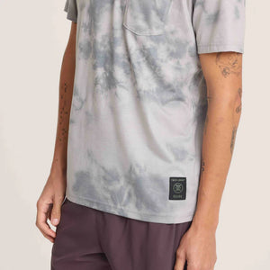 Mathis Pocket SS Active Tee - Ghost Grey