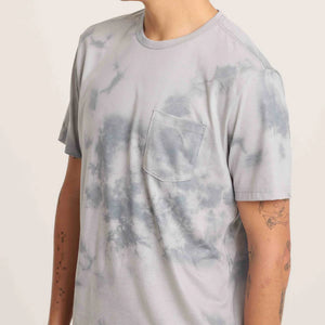 Mathis Pocket SS Active Tee - Ghost Grey