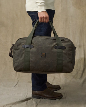 Tin Cloth Medium Duffle Bag : Otter Green