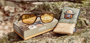 Camp Glacier Sunglasses : Smokey Bear Edition