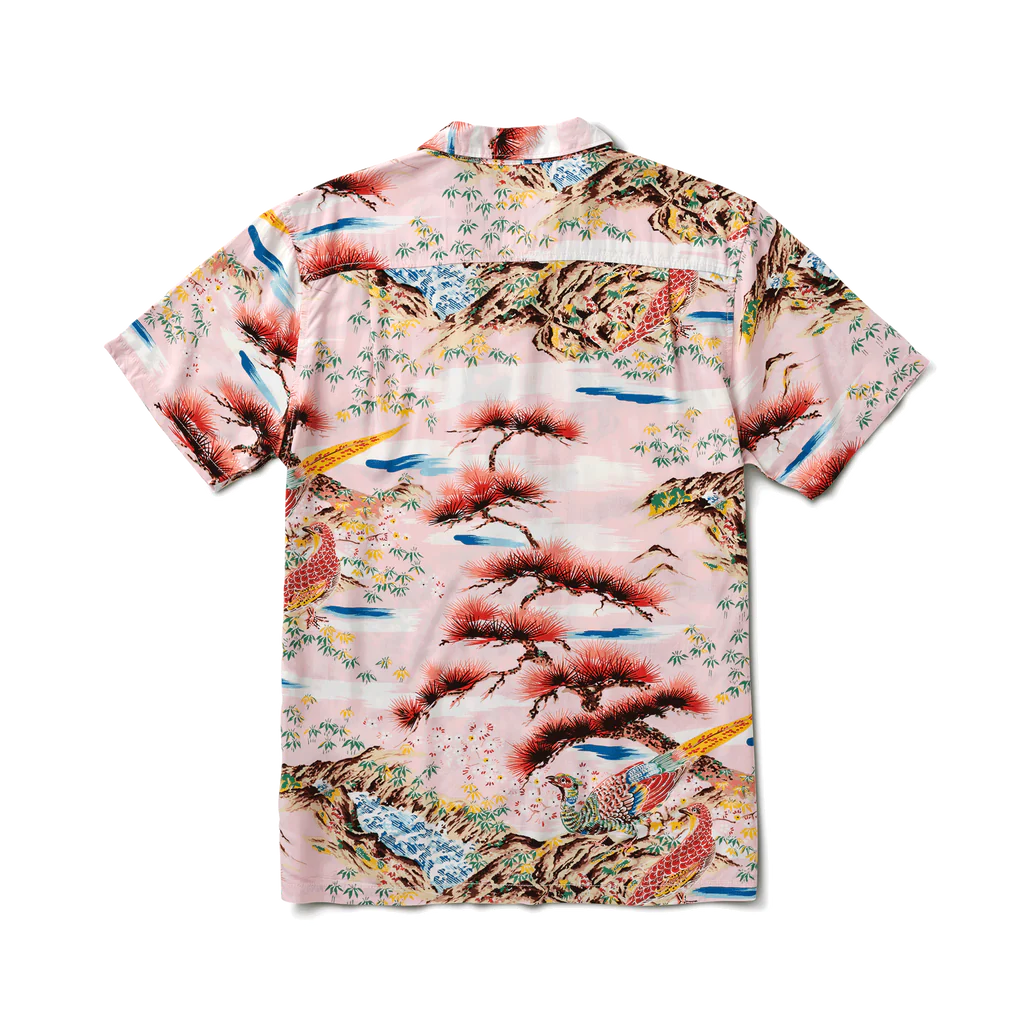 Gonzo Camp Collar Shirt - Aloha From Japan Pink Cherry Blossom