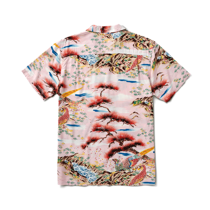 Gonzo Camp Collar Shirt - Aloha From Japan Pink Cherry Blossom