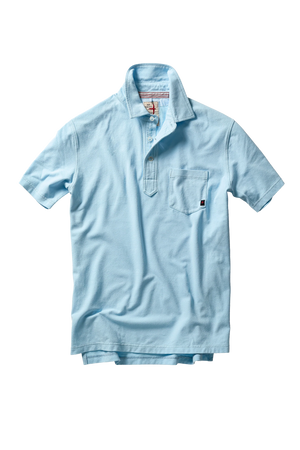Pique Slot Polo : Cloud Blue