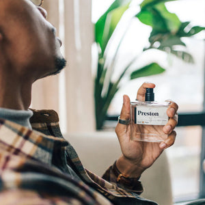 Person holding "Preston" by Guy Fox