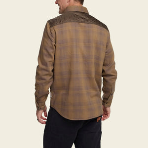 Quintana Quilted Flannel - Big Barrett Plaid : Swamp