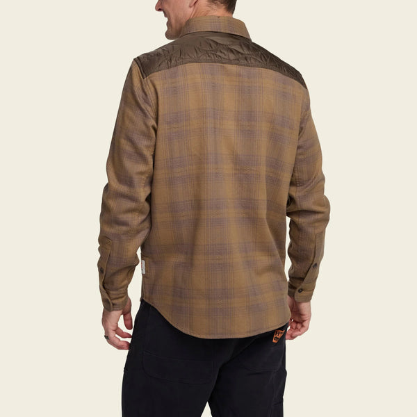 Quintana Quilted Flannel - Big Barrett Plaid : Swamp