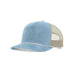 Richardson Troutdale Corduroy Trucker Cap - Light Blue/Sand