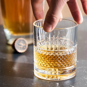 Revolve Spinning Rocks Glass