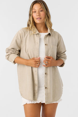Sevie Shacket : Simply Taupe