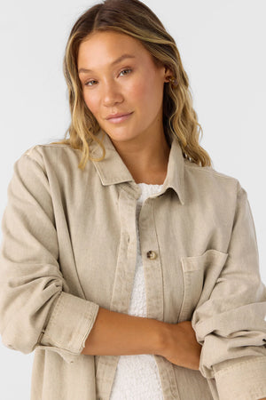 Sevie Shacket : Simply Taupe