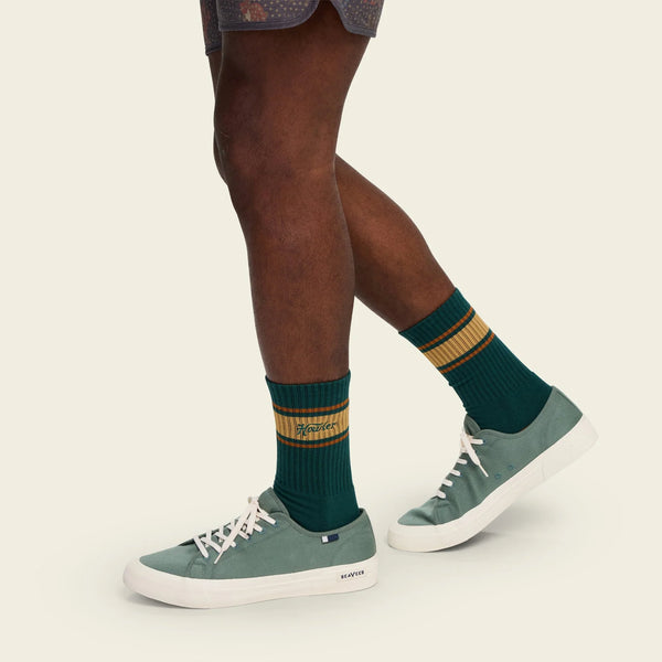 Howler Script Socks : Jungle Green
