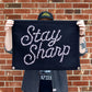 Stay Sharp Camp Flag • Holy Smokes x Oxford Pennant