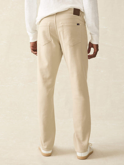 Stretch Terry 5-Pocket Pant - Stone