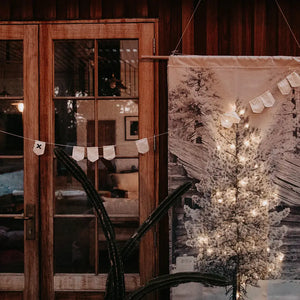 Festive Tree Wall Banner